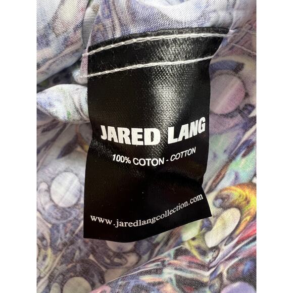 Jared Lang Men's Trim Fit Multicolor Button-Up Shirt T-757 Size 2XL - Picture 4 of 12